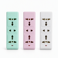 Enchufe Móvil Industrial Multicolor Tres en Uno con 3 Tomas y Ocho Orificios para Europa, Tailandia y Camboya, Venta al por Mayor de Fábrica
