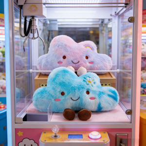 <span class=keywords><strong>Peluche</strong></span> nuage super douce de 8 pouces, esthétique Kawaii, animal en <span class=keywords><strong>peluche</strong></span> moelleux, poupée mignonne avec un visage souriant, oreiller arc-en-ciel pastel pour filles - Product Image 1
