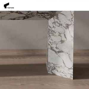 Tostone calacatta Viola giao diện điều khiển hoặc Bàn cà phê đá cẩm thạch tường đồ nội thất bằng đá cẩm thạch vượt thời gian đồ nội thất cho ngôi nhà hiện đại - Product Image 4