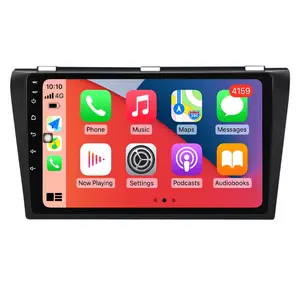 אנדרואיד 11 רדיו לרכב נגן DVD מסך Ips מגבר מובנה Dsp GPS מאזדה 3 2004-2009 WiFi BT נגן אודיו 1 שנה אחריות