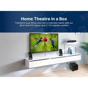 Système <span class=keywords><strong>Home</strong></span> Cinéma ED-8050 2.1 canaux avec son surround et caisson de basses pour sortie HDMI et lecture USB pour <span class=keywords><strong>lecteur</strong></span> <span class=keywords><strong>DVD</strong></span> - Product Image 4