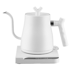 Hervidor eléctrico de cuello de cisne de protección de apagado termostático blanco y negro clásico de gran capacidad de 1000ml - Product Image 2