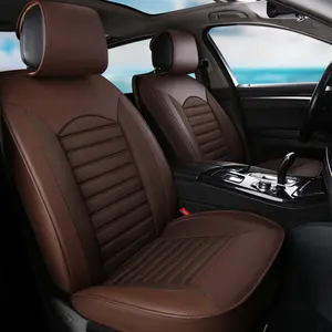 Juego completo de fundas universales de cuero para asiento de coche