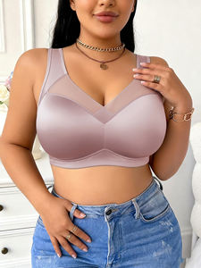 Soutiens-<span class=keywords><strong>gorge</strong></span> sans fil pour femmes, <span class=keywords><strong>soutien</strong></span>-<span class=keywords><strong>gorge</strong></span> push-up, couverture complète, sans sous-vêtements, sans couture, grande <span class=keywords><strong>taille</strong></span>, <span class=keywords><strong>soutien</strong></span>-<span class=keywords><strong>gorge</strong></span> confortable pour tous les jours - Product Image 3