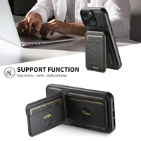 Étui de téléphone SUTENI pour iPhone 18 Pro Max avec porte-cartes et support, motif en cire huilée, cuir synthétique de luxe, surface lisse, compatible avec les modèles 17, 16 Plus, 15, 14, 13