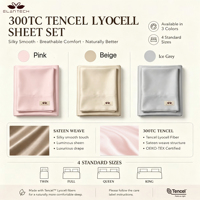 Ensemble de draps de lit en Tencel Lyocell 100% OEKO-TEX, housse de couette, ensemble de literie, ensemble de draps de lit king size