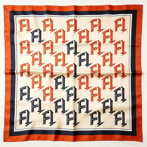 Custom Personalized 90 X 90 Digital Printed Elegant Silk Feeling Head <strong>Scarf</strong> Fashion Women <strong>Chiffon</strong> Silk Neck <strong>Scarf</strong> - Product Image 2