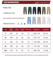 Ensemble de survêtement à capuche pour homme automne-hiver, 350g coton molletonné, coupe ample, streetwear, jogging, 2 pièces