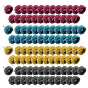 Ensemble de disques de polissage non tissés pour meuleuse d'angle, pour éliminer la rouille et ébavurer les surfaces métalliques, outils de nettoyage non abrasifs, 100 pièces - Product Image 1