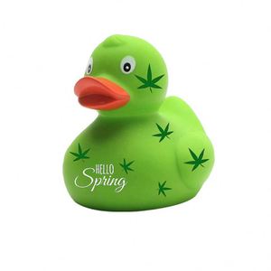 Canard en caoutchouc flottant pour bain de bébé, design OEM personnalisé 2026, cadeaux promotionnels d'entreprise, Kawaii, nouveauté amusante, 3 pouces - Product Image 1