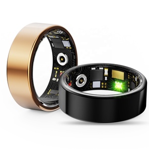 Anillos de Joyería de Moda Vintage con Monitor de Ritmo Cardíaco, Oxígeno en Sangre y Sueño con IA, Opción de Caja - Product Image 1