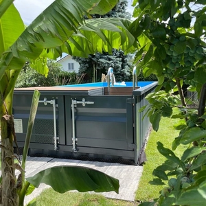Boîte de jonction Jumping <span class=keywords><strong>Leader</strong></span> 5 M Lady Chaddi Jet System Swim Stream <span class=keywords><strong>Piscine</strong></span> portable pour l'extérieur - Product Image 2
