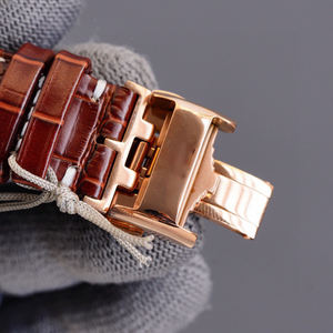 Montre en acier inoxydable avec cadran de 40 mm, design phase de lune à 8 aiguilles, résistance à l'eau de 30 m pour usage quotidien - Product Image 4