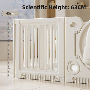 Xinqi Kidzone Çevre Dostu Plastik İnteraktif Bebek Oyun Parkı Güvenlik Kapısı Çocuk Oyun Merkezi Ev Aktivite Çiti İç Mekan - Product Image 3