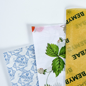 Papier de soie d'emballage biodégradable noir avec logo imprimé personnalisé écologique pour emballages cadeaux - Product Image 6