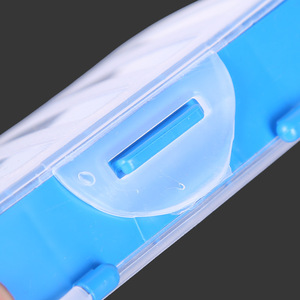 Fishing Tackle Box 10 Compartment Double Sided Portable <b>Storage</b> For Sea Rods And <b>Sink</b> Accessories Blue ABS Material - Product Image 1