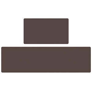 Tapis de cuisine antidérapant transfrontalier, épaisseur 10 mm, en PVC tissé, lavable, rectangulaire, couleur unie, pour cuisine, salon, chambre - Product Image 1