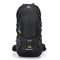 60L büyük kapasiteli sırt çantası yürüyüş çantası tırmanma seyahat dağcılık Trekking sırt çantası yağmur kılıfı