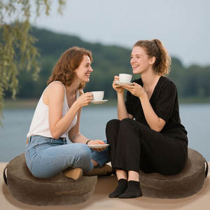 Подушка для медитации под заказ, подушка из хлопка, толстая Подушка для пола, подушка для сидения, премиум-класса, для йоги, для гостиной, татами - Product Image 4