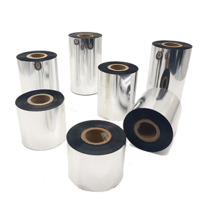 TR ขี้ผึ้งของเครื่องพิมพ์และริบบิ้นเรซินขนาด110มม. * 300ม. สำหรับม้วนพิมพ์บาร์โค้ด - Product Image 4