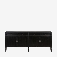 Buffet en bois massif fait main, durable, style luxe léger, moderne et antique, pour salle à manger, salon, hôtel