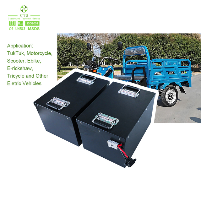 CTS Lithium Battery 60V 72V 100Ah 200Ah Lithium Iron Phosphate Power Battery Adapted for Electric Transportation