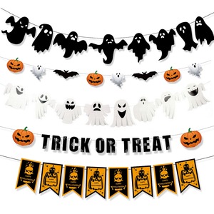 Adorno Colgante de Bruja, Murciélago y Fantasma de Dibujos Animados para Decoración de Fiesta de Halloween, Pancarta, Recuerdos para Niños, Uso Doméstico, Fiesta de Halloween - Product Image 3