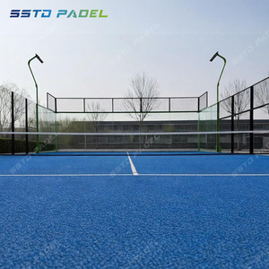Pista <span class=keywords><strong>de</strong></span> Pádel Profesional <span class=keywords><strong>de</strong></span> Alta Calidad, Estándar Profesional, Dorada, China, en Oferta 2026, <span class=keywords><strong>para</strong></span> Competición - Product Image 6