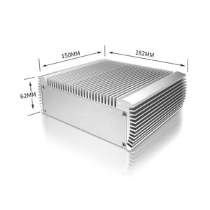 Boîtier d'équipement en aluminium pour mini-PC, extrusion CNC anodisée, châssis industriel, taille OEM, boîtier ITX, boîte de projet électronique - Product Image 1