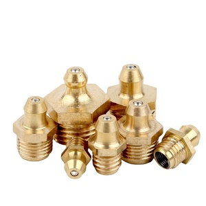 Metric Brass mỡ núm vú Assortment <span class=keywords><strong>Kit</strong></span> 1/4 1/8 M6 M10 thẳng 90 độ 45 độ Angled mỡ zerks - Product Image 2
