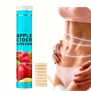 Tablet Efervesen Cuka Apel Organik OEM untuk Dewasa - Dukungan Kesehatan Imun & Pencernaan 20 Tablet/Tube - Product Image 1