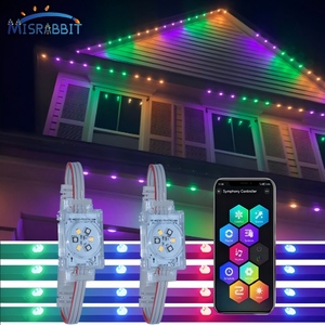 Contrôleur d'application intelligent 48V DC LED Ra80 3000K/6000K Lumières <span class=keywords><strong>de</strong></span> chaîne extérieures à lumière du jour IP68 Noël Dimmable <span class=keywords><strong>Installation</strong></span> facile Garantie 5 ans - Product Image 1