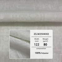 100% polyester organza broderie tissu pour vêtements