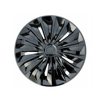 Enjoliveurs de roue universels en plastique ABS chromé de 13/14/15/16 pouces, de luxe, pour la protection décorative et la modification automobile des jantes en fer