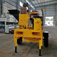 Machine mobile de bloc de brique de sol d'argile de terre de verrouillage de qualité à grande vitesse