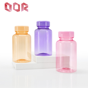 Botellas de Plástico PET Transparentes para Pastillas, con Tapas de Colores, Envases para Vitaminas, Cápsulas y Suplementos, Contenedor de Medicamentos Vacío, Tamaño Personalizado - Product Image 5