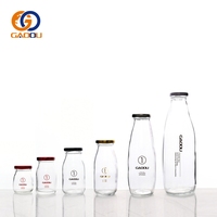 Botol Kaca Bulat Kosong 12oz 350ml 360ml untuk Saus Cabai, Saus Tomat, Minuman, Jus, Wadah Minuman dengan Tutup Sekrup