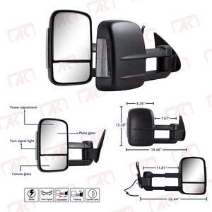 Espejos de remolque lateral extensibles para Toyota Hilux <span class=keywords><strong>Vigo</strong></span> N70, retrovisores eléctricos manuales para Toyota Hilux <span class=keywords><strong>Vigo</strong></span> 2005-2015 - Product Image 2