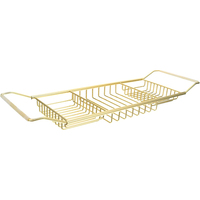 Étagère de rangement réglable antirouille pour salle de bain, organiseur de douche, support de tablette pour baignoire, plateau de douche pour spa