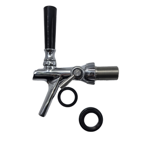 Gold Beer Faucet Tap - Stainless Steel & Brass Non-Adjustable Flow Controller For Kegs