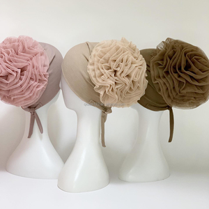 Capuchon intérieur volumateur en coton Offre Spéciale <span class=keywords><strong>d</strong></span>'usine Malaisie Undearcap Hijabs Flower <span class=keywords><strong>Bonnet</strong></span> Muslim Women Ramadan - Product Image 6