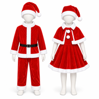Costume de Noël pour enfants, tenue de Père Noël, costume de scène pour enfants, fournisseur, commande en gros
