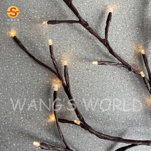 Treo cây chi nhánh chiếu sáng linh hoạt DIY trong nhà ngoài trời trang trí nhân tạo liễu Dây Nho đèn cho tường trang trí nội thất - Product Image 5