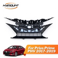 Grille de pare-chocs avant durable en gros pour Toyota Prius Prime PHV 2017-2022, noir brillant, pièces automobiles avec trou pour capteur 01-6573-006