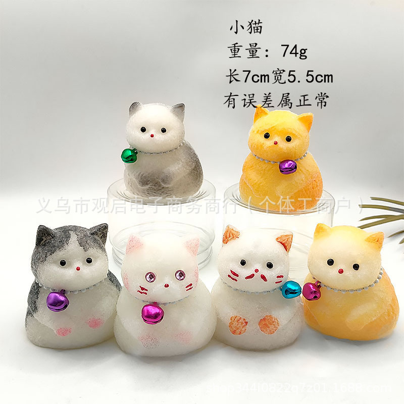 ลูกแมวอ้วน [เครื่องประดับสไตล์สุ่ม] 7_5.5ซม.