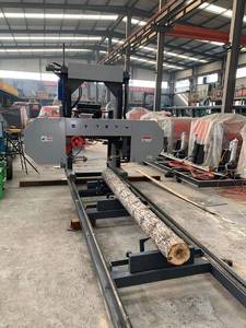 Molino de sierra vertical portátil de trabajo automático, para troncos grandes, Bandsaw de corte de madera - Product Image 6