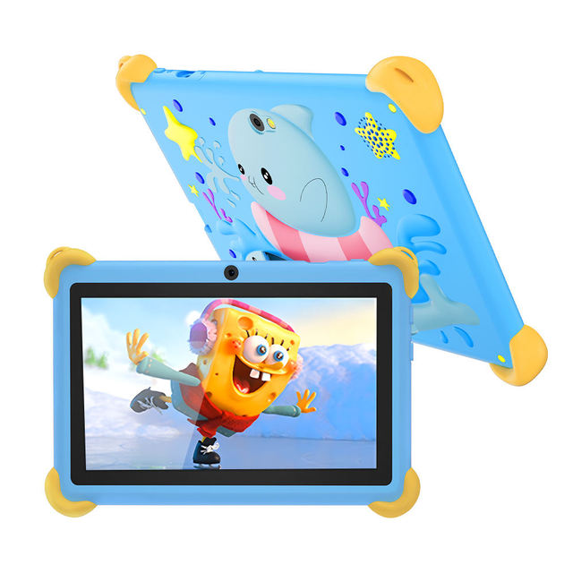 7 Inch Durable Drop Resistant Learning Tablet Kids Tablet Kids Entertainment Parental Controls Birthday Gift Puzzle Toys