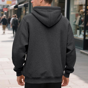 RUIQUWIN Vente en gros – Sweat à capuche personnalisé pour homme, décontracté, ample, avec fermeture éclair, veste de sport respirante, grande taille XL, haut de sport fitness - Product Image 4