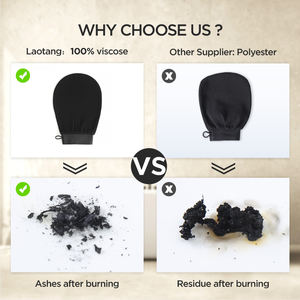 Uso popular como removedor de autobronceado, guantes de baño de viscosa Kessa, guantes exfoliantes para limpieza corporal, <span class=keywords><strong>guante</strong></span> de hammam para cara corporal - Product Image 4
