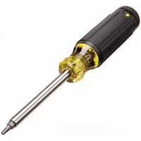 Jeu de tournevis anti-effraction multi-embouts en acier inoxydable Klein Tools 32307, outil 27-en-1, embouts Torx, hexagonaux, Torq, clé à molette, embouts à écrou de 1/4 pouce